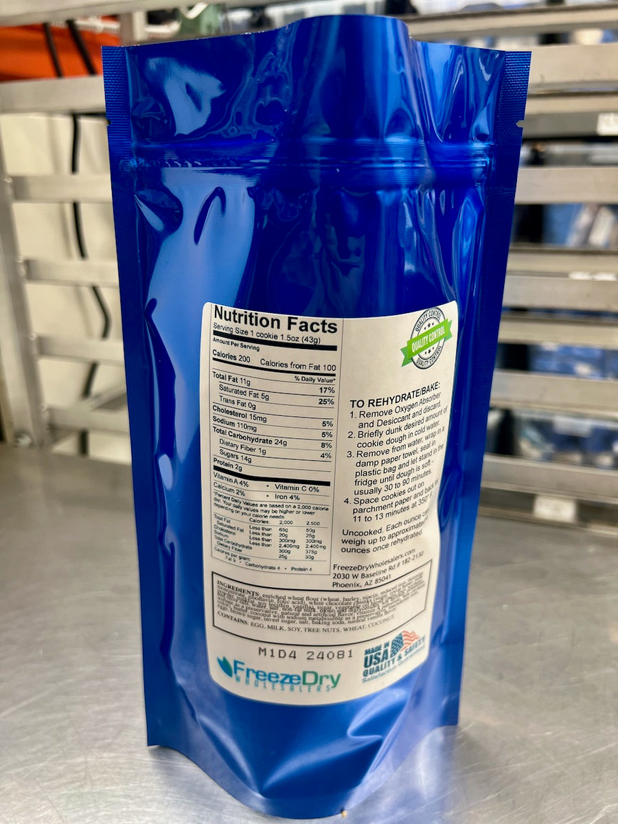 Freeze Dried White Chocolate Macadamia Nut Cookie Dough Freeze Dry