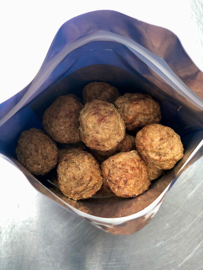 Freeze Dried Italian Style Cooked Beef Meatballs