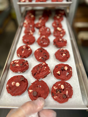Freeze Dried Red Velvet Cookie Dough