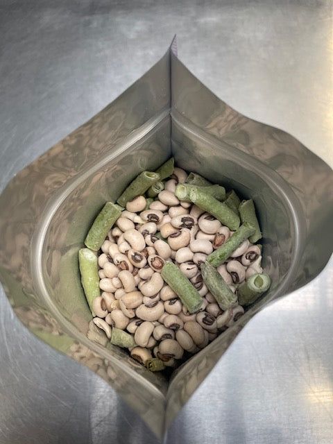 Freeze Dried Fully Cooked Field Peas and Snaps