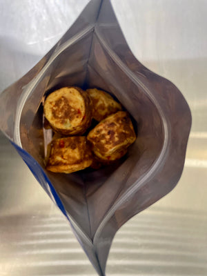 [Pre-Sale] Freeze Dried Fully Cooked Hash Brown, Bacon, Egg, Cheese and Bell Pepper Bites