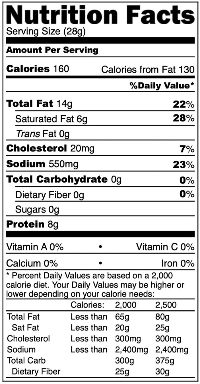 Freeze Dried Fully Cooked Real Chopped Bacon