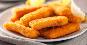 Freeze Dried Uncooked Wild Caught Alaskan Pollock Fish Sticks