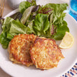 Load image into Gallery viewer, LIMITED PRODUCTION Freeze Dried Fully Cooked New England Style Crab Cakes
