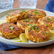Load image into Gallery viewer, LIMITED PRODUCTION Freeze Dried Fully Cooked New England Style Crab Cakes
