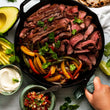 Load image into Gallery viewer, Freeze Dried Fully Cooked Beef Fajita Fiesta Supreme Meal Deal Bundle/Combo - Six Packs Total; Freeze Dried Fully Cooked Beef Fajita Strips, Pepper and Onion Fajita, Black Bean and Roasted Corn, Chili Lime Rice, Salsa and Shredded Cheddar Jack Cheese!
