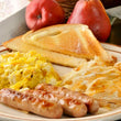 Load image into Gallery viewer, Freeze Dried Fully Cooked Scrambled Egg Breakfast Meal Deal Bundle/Combo - Four Packs Total; Freeze Dried Scrambled Eggs, Hash Brown Potatoes, Turkey Breakfast Sausages and Buttermilk Biscuits!
