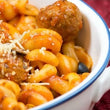 Load image into Gallery viewer, Freeze Dried Fully Cooked Italian Meatball Dinner Meal Deal Bundle/Combo - Four Packs Total; Freeze Dried Fully Cooked Italian-Style Meatballs, Elbow Pasta, Diced Tomatoes and even the Parmesan Cheese!
