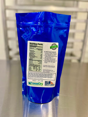 Freeze Dried Uncooked Garden Veggie Burger Patties