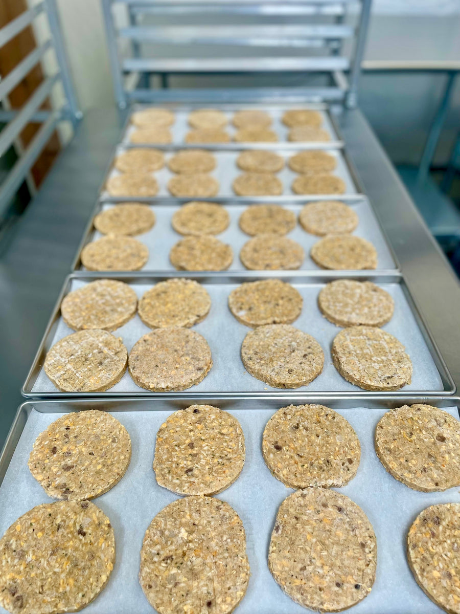 Freeze Dried Uncooked Garden Veggie Burger Patties
