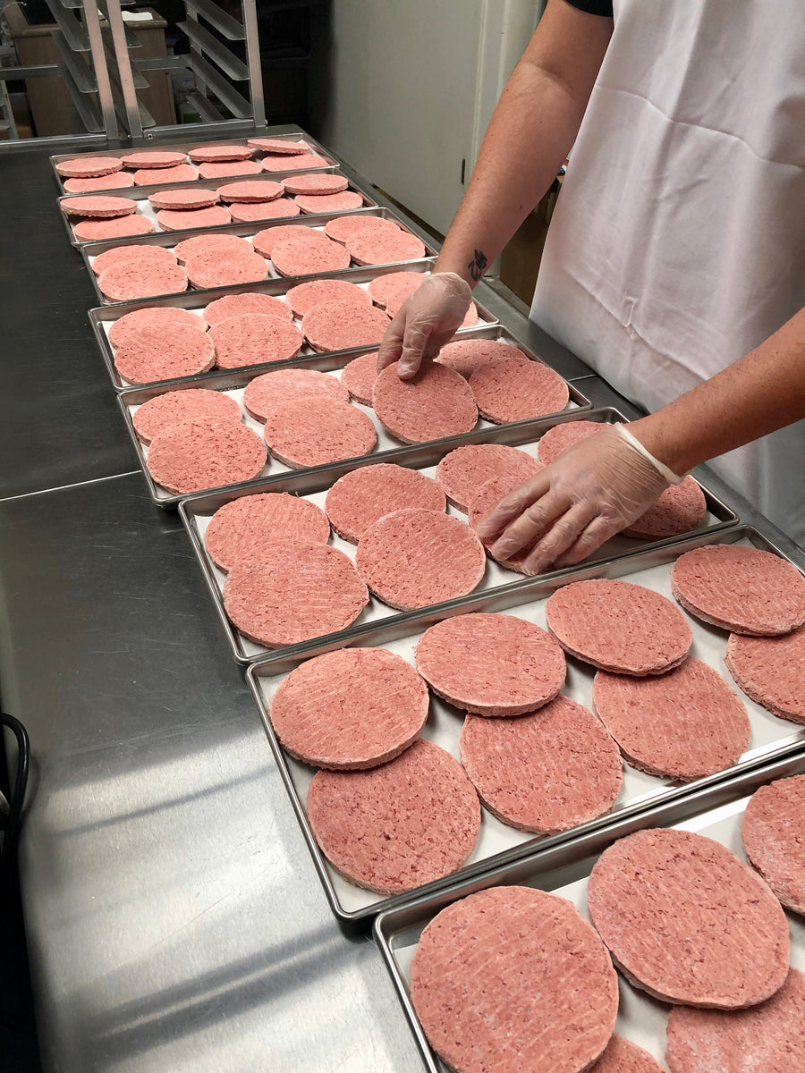 6 Packs of Freeze Dried 1/3-lb Uncooked Hamburger Patties