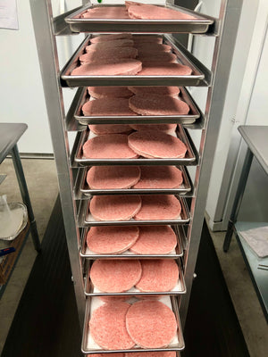 6 Packs of Freeze Dried 1/3-lb Uncooked Hamburger Patties