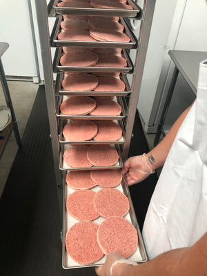 6 Packs of Freeze Dried 1/3-lb Uncooked Hamburger Patties
