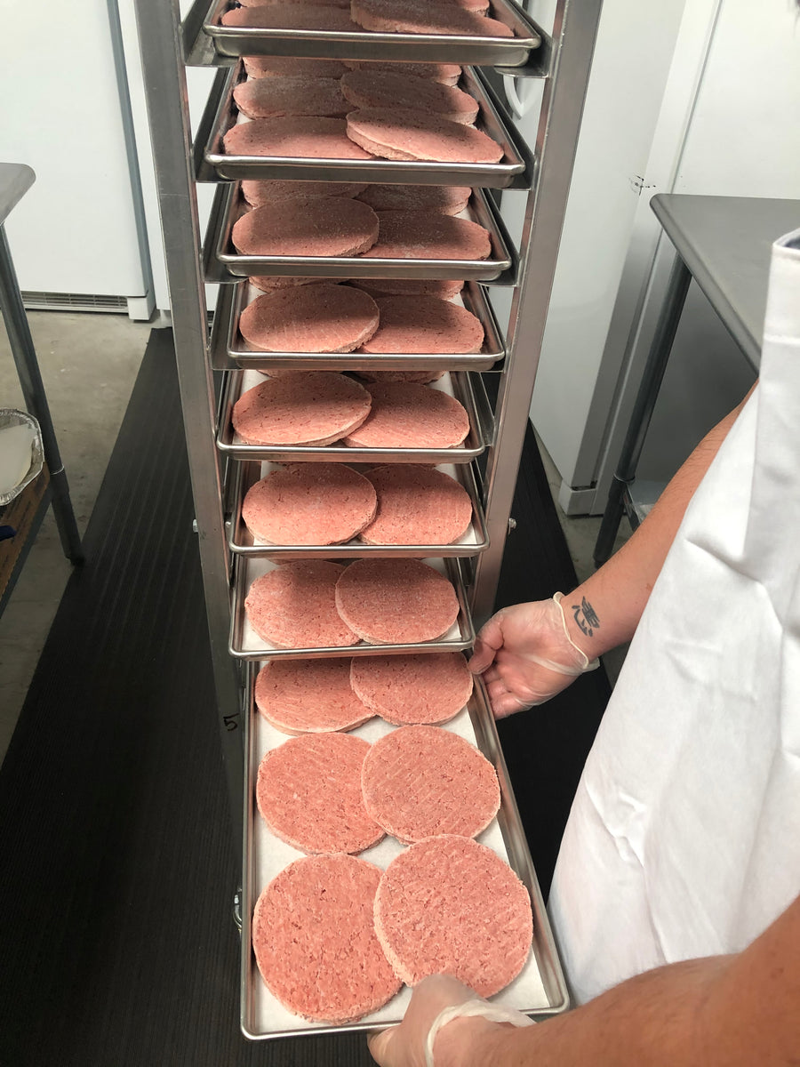 6 Packs of Freeze Dried 1/3-lb Uncooked Hamburger Patties