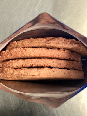 6 Packs of Freeze Dried 1/3-lb Uncooked Hamburger Patties