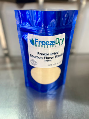 Freeze Dried All Natural Organic Bourbon Flavor Powder