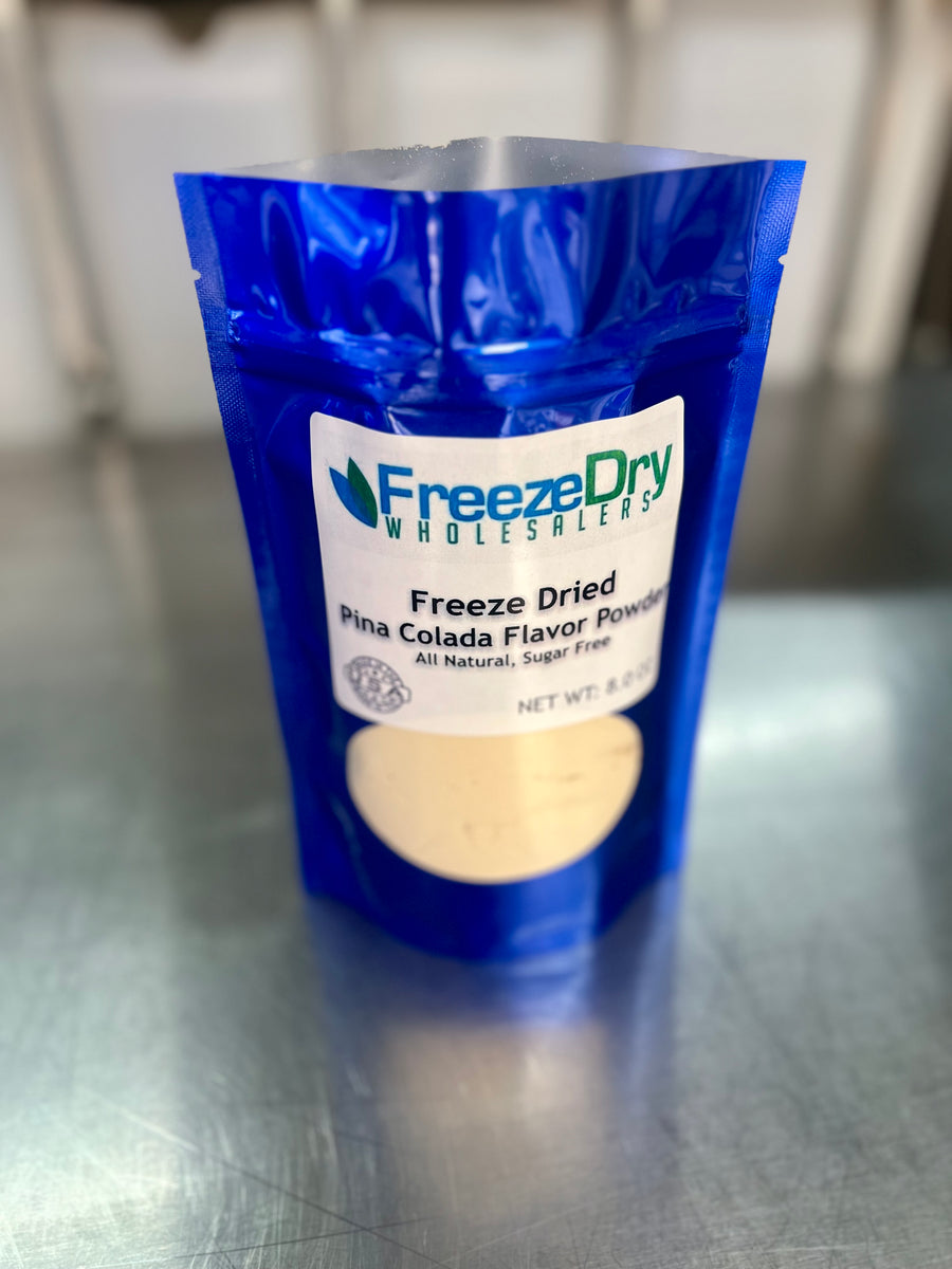 Freeze Dried All Natural Sugar Free Pina Colada Flavor Powder