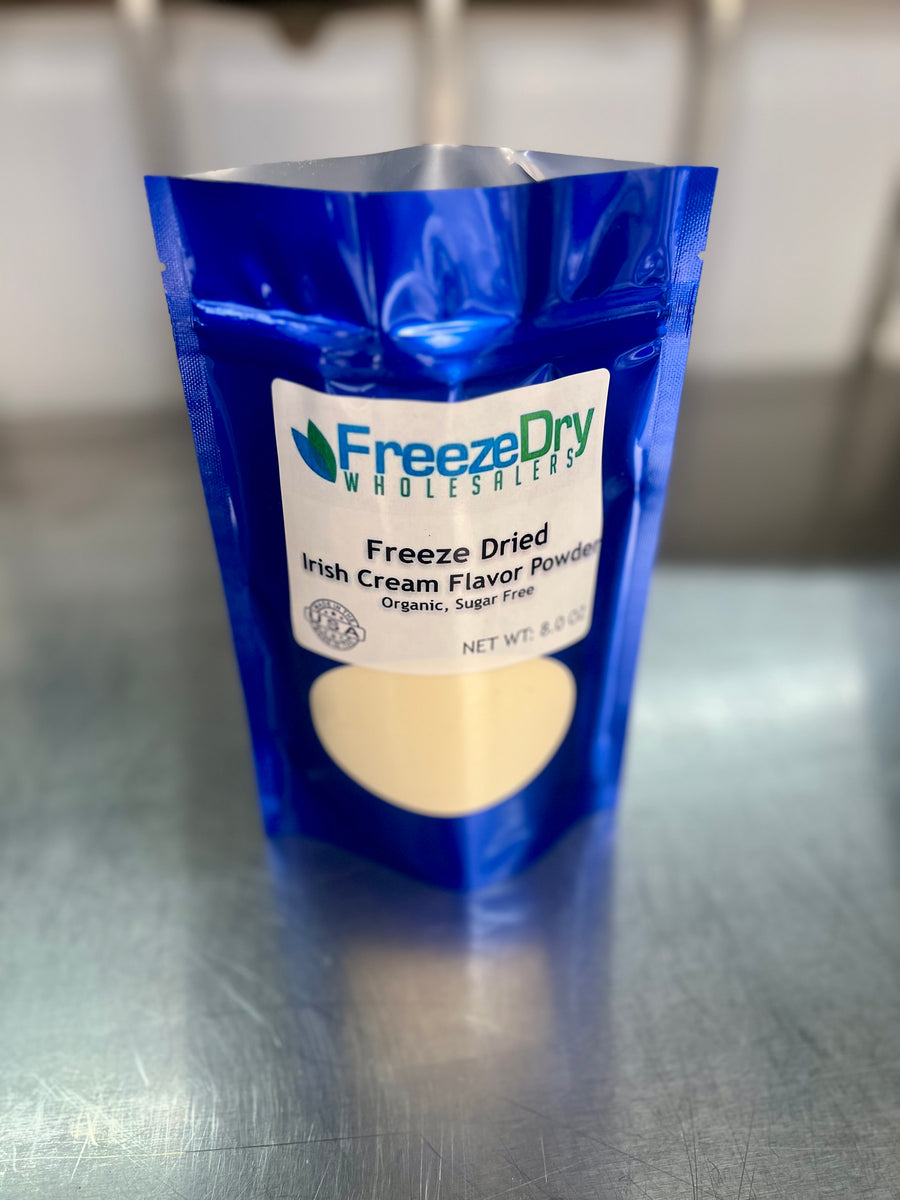 Freeze Dried All Natural Organic Sugar Free Irish Cream Flavor Powder