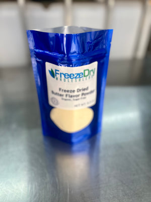 Freeze Dried All Natural Organic Sugar Free Butter Flavor Powder