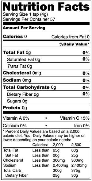 Freeze Dried All Natural Organic Sugar Free Cola Flavor Powder