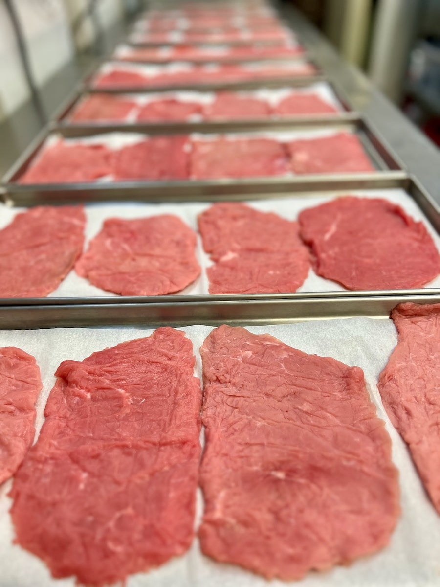 Ungraded Beef (also known as Veal) Cutlets – L&M Meat Distributing Inc.