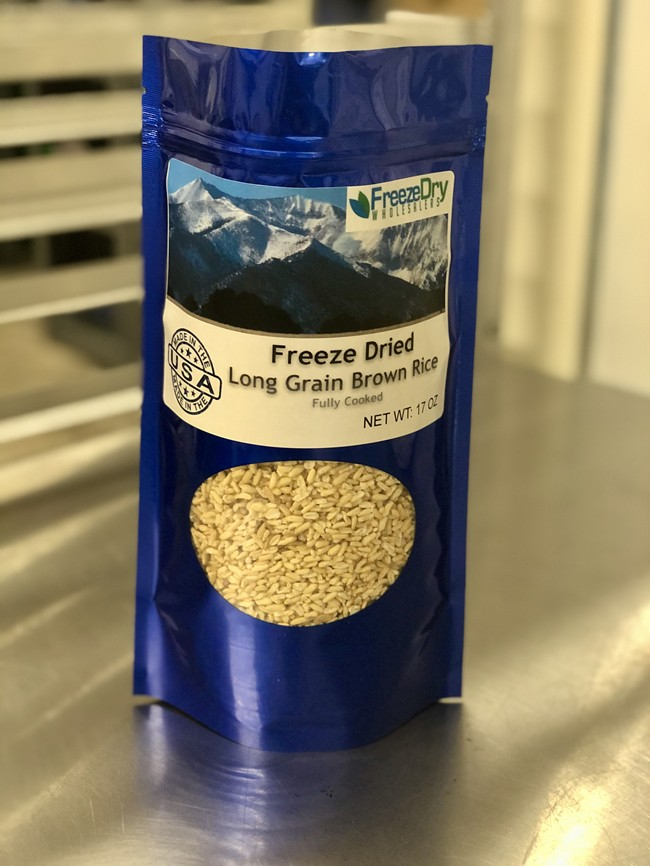 Freeze Dried Long Grain Brown Rice