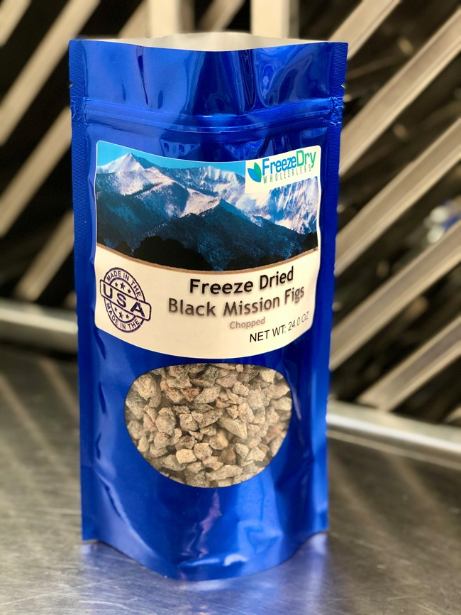 Freeze Dried Diced Black Mission Figs