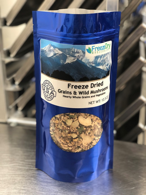 Freeze Dried Hearty Grains and Wild Mushrooms