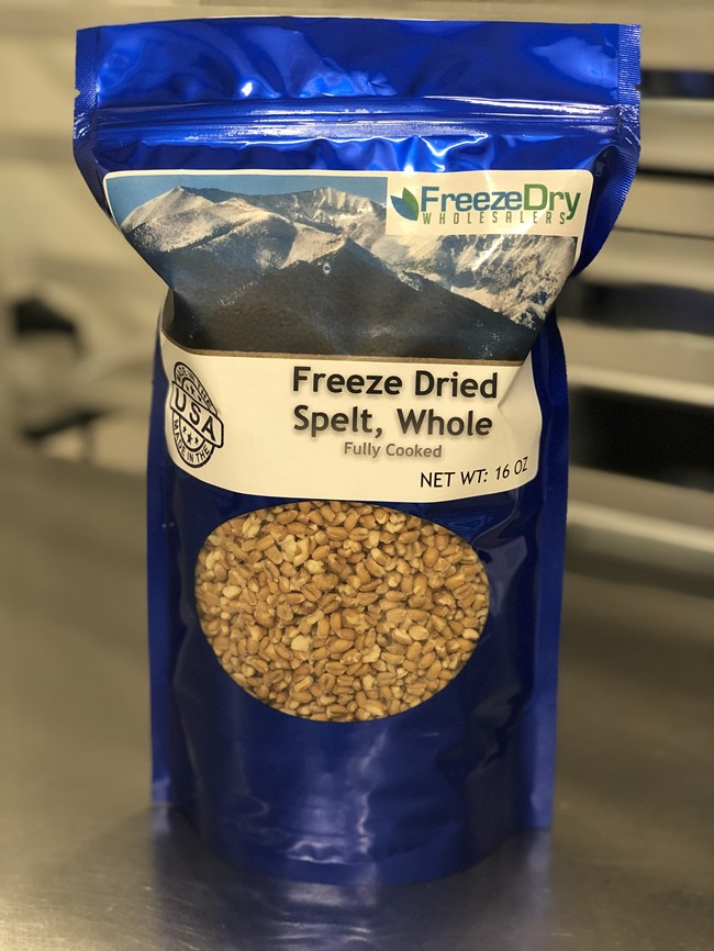 Freeze Dried Fully Cooked Spelt
