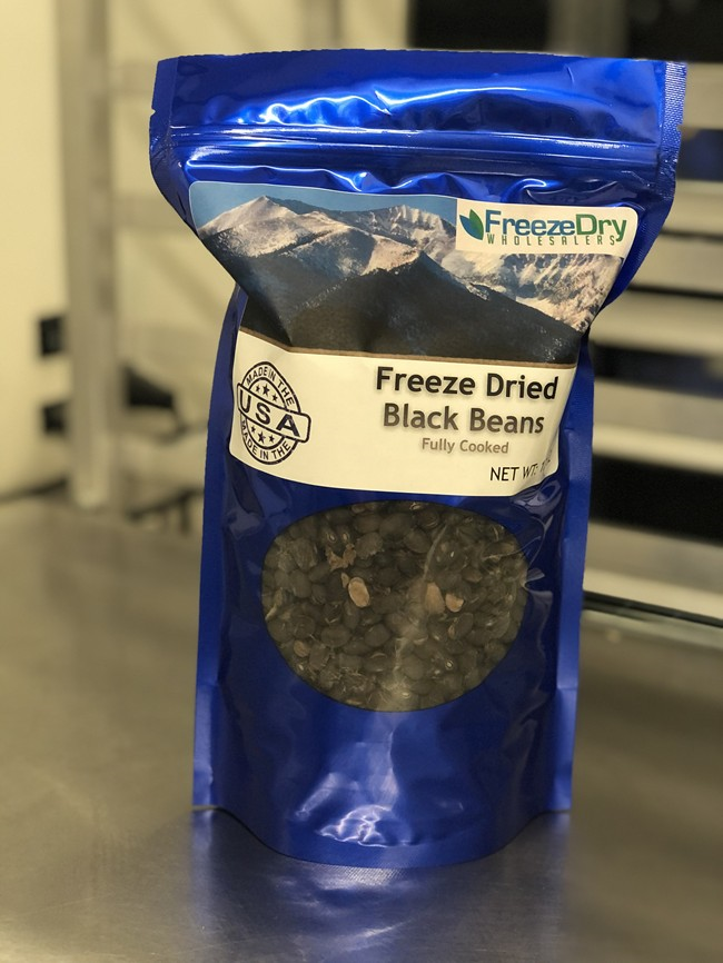 Freeze Dried Fully Cooked Black Beans