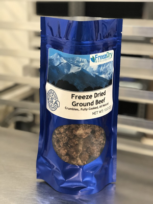 Freeze Dried Fully Cooked Ground Beef
