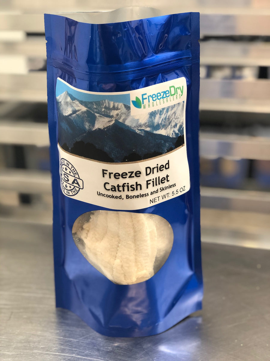 Freeze Dried Catfish Fillets