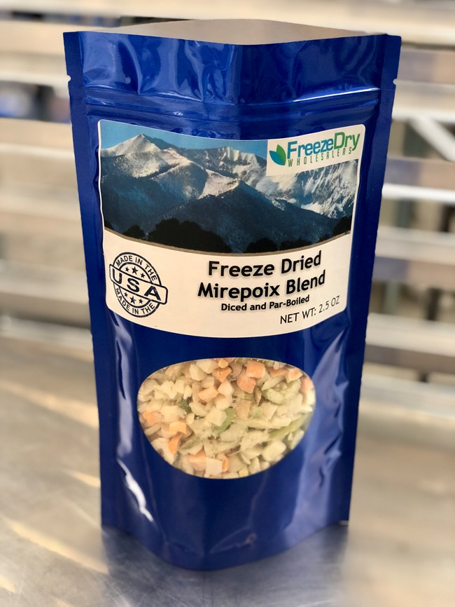 Freeze Dried Mirepoix