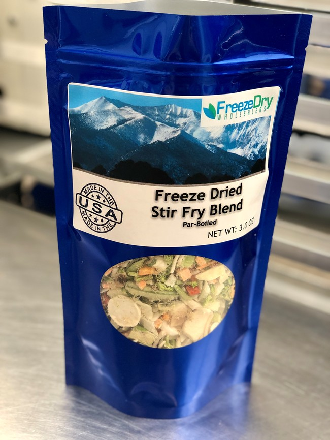 Freeze Dried Stir Fry Vegetable Mix