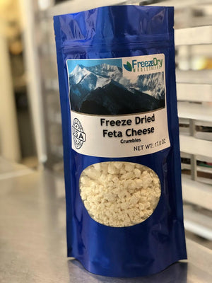 Freeze Dried Crumbled Feta Cheese