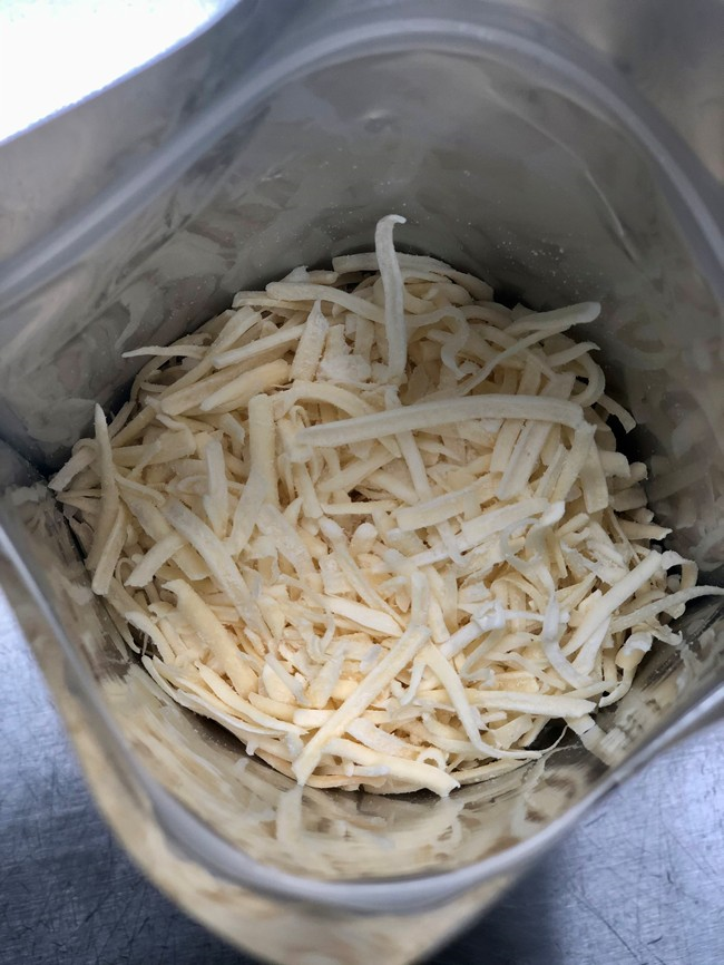 Freeze Dried Shredded Swiss Cheese