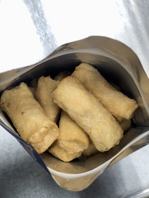 Freeze Dried Fully Cooked Mini Vegetable Egg Rolls