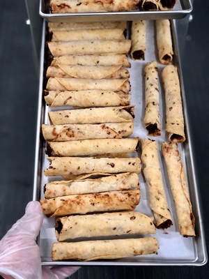 Freeze Dried Fully Cooked Shredded Chicken Taquitos