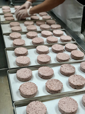 Freeze Dried Uncooked Beyond Meat® Burgers