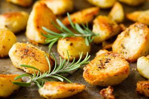 Freeze Roasted Herb and Garlic Russet Potatoes