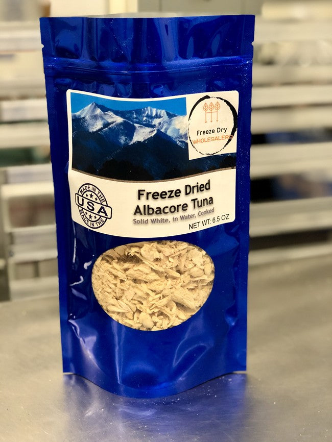 Freeze Dried Solid White Fully Cooked Albacore Tunafish