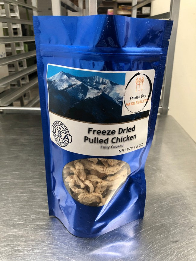 Freeze Dried Fully Cooked Pulled Chicken