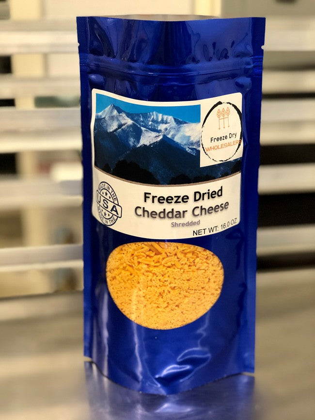Freeze Dried Shredded Cheddar Cheese
