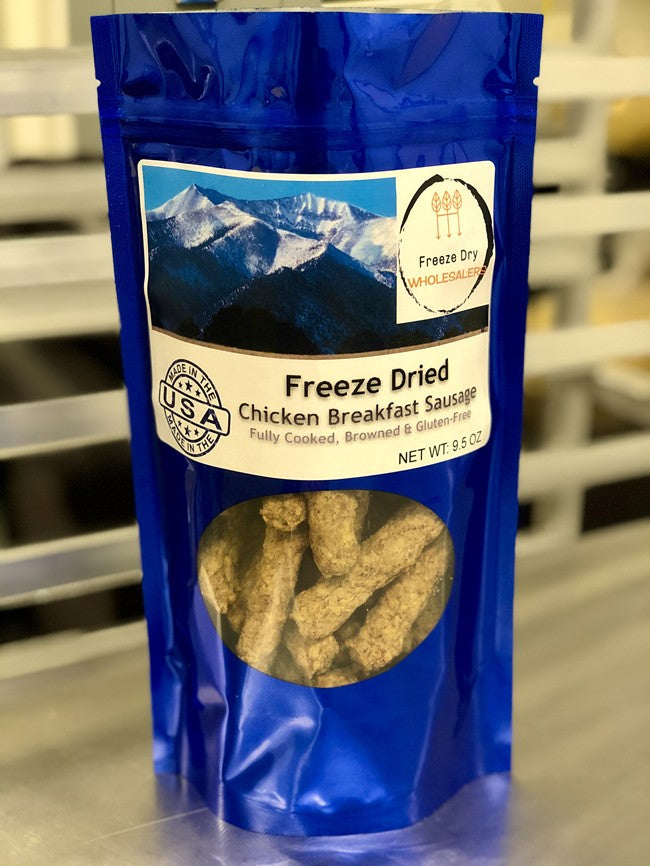 Freeze Dried Cooked Chicken Breakfast Sausage