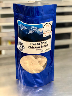 Freeze Dried Uncooked Chicken Breasts