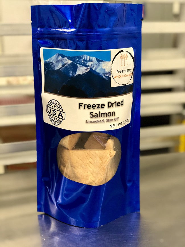 Freeze Dried Uncooked Wild Caught US Salmon Filets