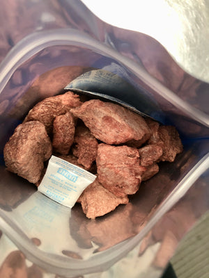 Freeze Dried Uncooked Beef Stew Cubes