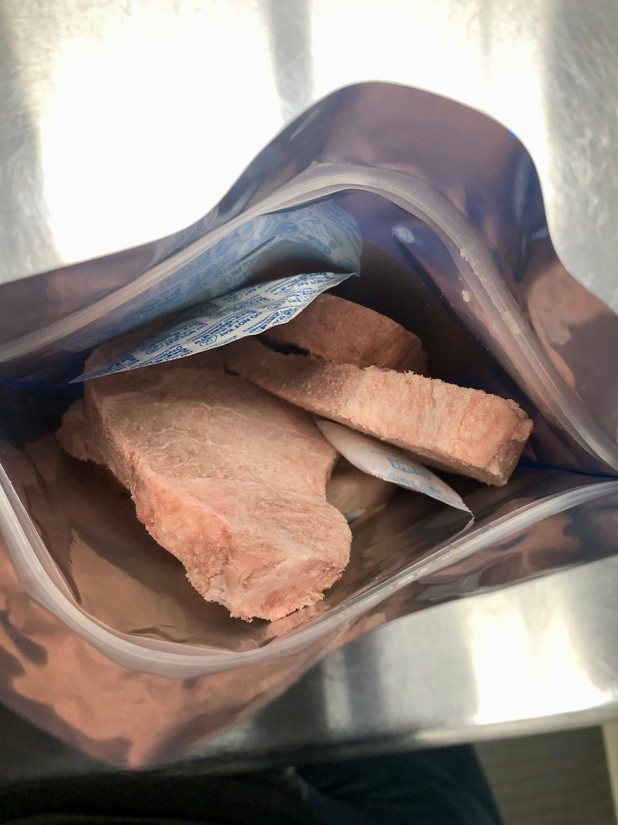 Freeze Dried Boneless Center Cut Uncooked Pork Chops