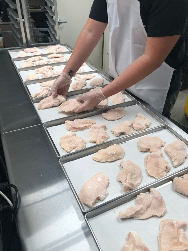 Freeze Dried Uncooked Chicken Breasts
