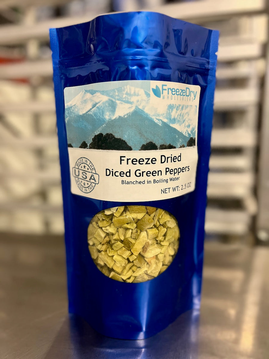 Freeze Dried Diced Green Bell Peppers Freeze Dry Wholesalers